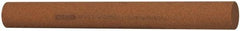 Norton - 6" Long x 5/8" Diam x 5/8" Thick, Aluminum Oxide Sharpening Stone - Round, Medium Grade - Americas Tooling