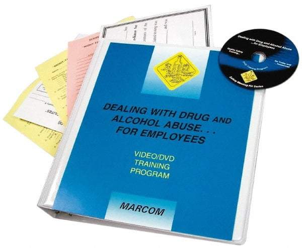 Marcom - Dealing with Drug and Alcohol Abuse for Employees, Multimedia Training Kit - 19 Minute Run Time DVD, English and Spanish - Americas Tooling