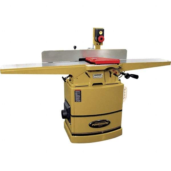 Jet - 7,000 RPM, 8" Cutting Width, 1/2" Cutting Depth, Jointer - 4-3/4" Fence Height, 38" Fence Length, 2 hp - Americas Tooling