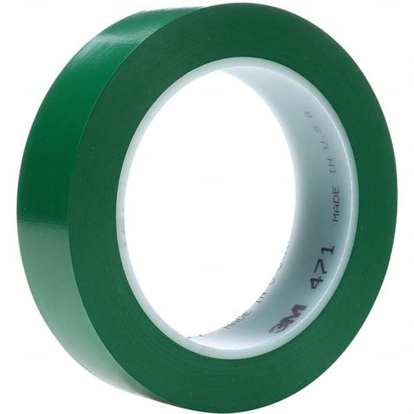 3M - 36 Yd x 1/4" Green Vinyl Film Tape - Americas Tooling