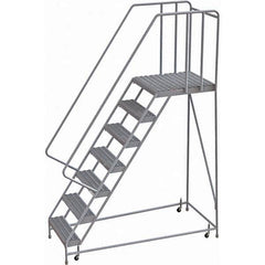 TRI-ARC - Rolling & Wall Mounted Ladders & Platforms Type: Rolling Warehouse Ladder Style: Rolling Safety Ladder - Americas Tooling