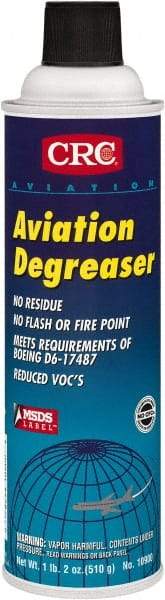 CRC - 20 oz Aerosol Aviation Degreaser - Aerosol, Halogenated - Americas Tooling