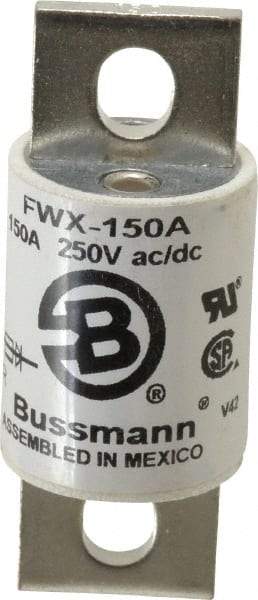 Cooper Bussmann - 250 VAC/VDC, 150 Amp, Fast-Acting Semiconductor/High Speed Fuse - Stud Mount Mount, 3-1/8" OAL, 200 (RMS), 50 at DC kA Rating, 1-7/32" Diam - Americas Tooling