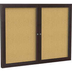 Ghent - Cork Bulletin Boards Style: Enclosed Cork Bulletin Boards Color: Natural Cork - Americas Tooling