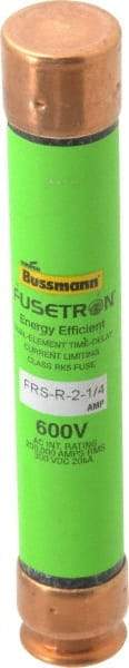 Cooper Bussmann - 300 VDC, 600 VAC, 2.25 Amp, Time Delay General Purpose Fuse - Fuse Holder Mount, 127mm OAL, 20 at DC, 200 (RMS) kA Rating, 13/16" Diam - Americas Tooling