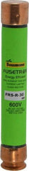 Cooper Bussmann - 300 VDC, 600 VAC, 30 Amp, Time Delay General Purpose Fuse - Fuse Holder Mount, 127mm OAL, 20 at DC, 200 (RMS) kA Rating, 13/16" Diam - Americas Tooling