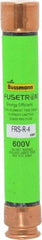 Cooper Bussmann - 300 VDC, 600 VAC, 4 Amp, Time Delay General Purpose Fuse - Fuse Holder Mount, 127mm OAL, 20 at DC, 200 (RMS) kA Rating, 13/16" Diam - Americas Tooling