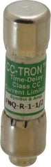 Cooper Bussmann - 300 VDC, 600 VAC, 1.5 Amp, Time Delay General Purpose Fuse - Fuse Holder Mount, 1-1/2" OAL, 200 at AC (RMS) kA Rating, 13/32" Diam - Americas Tooling