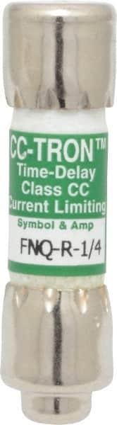 Cooper Bussmann - 300 VDC, 600 VAC, 0.25 Amp, Time Delay General Purpose Fuse - Fuse Holder Mount, 1-1/2" OAL, 200 at AC (RMS) kA Rating, 13/32" Diam - Americas Tooling