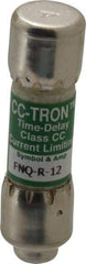 Cooper Bussmann - 300 VDC, 600 VAC, 12 Amp, Time Delay General Purpose Fuse - Fuse Holder Mount, 1-1/2" OAL, 200 at AC (RMS) kA Rating, 13/32" Diam - Americas Tooling