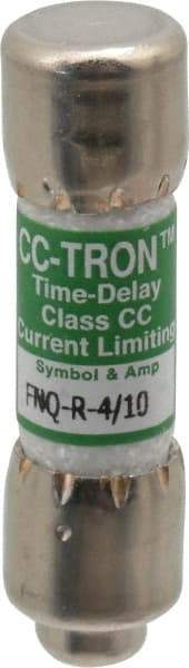 Cooper Bussmann - 300 VDC, 600 VAC, 0.4 Amp, Time Delay General Purpose Fuse - Fuse Holder Mount, 1-1/2" OAL, 200 at AC (RMS) kA Rating, 13/32" Diam - Americas Tooling