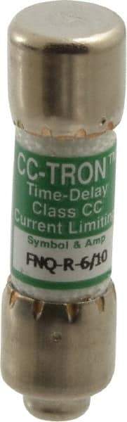 Cooper Bussmann - 300 VDC, 600 VAC, 0.6 Amp, Time Delay General Purpose Fuse - Fuse Holder Mount, 1-1/2" OAL, 200 at AC (RMS) kA Rating, 13/32" Diam - Americas Tooling