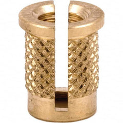 E-Z LOK - Press Fit Threaded Inserts Type: Flanged For Material Type: Plastic - Americas Tooling