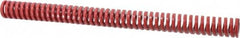 Dayton Lamina - 1" Hole Diam, 1/2" Rod Diam, 12" Free Length, Red Die Spring - 13.8 Lb Max Deflection, 3.6" Max Deflection, Heavy Duty, Chromium Vanadium Steel - Americas Tooling