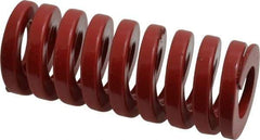 Dayton Lamina - 1-1/4" Hole Diam, 5/8" Rod Diam, 3" Free Length, Red Die Spring - 94.7 Lb Max Deflection, 0.9" Max Deflection, Heavy Duty, Chromium Vanadium Steel - Americas Tooling