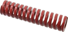 Dayton Lamina - 1-1/2" Hole Diam, 3/4" Rod Diam, 6" Free Length, Red Die Spring - 59 Lb Max Deflection, 1.8" Max Deflection, Heavy Duty, Chromium Vanadium Steel - Americas Tooling