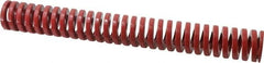 Dayton Lamina - 1-1/2" Hole Diam, 3/4" Rod Diam, 12" Free Length, Red Die Spring - 28.7 Lb Max Deflection, 3.6" Max Deflection, Heavy Duty, Chromium Vanadium Steel - Americas Tooling