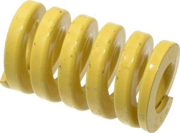 Dayton Lamina - 1-1/2" Hole Diam, 3/4" Rod Diam, 2-1/2" Free Length, Yellow Die Spring - 241 Lb Max Deflection, 0.63" Max Deflection, Extra Heavy Duty, Chromium Vanadium Steel - Americas Tooling