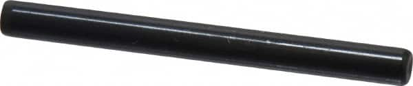 Holo-Krome - 3/16" Diam x 2" Pin Length Grade 8 Alloy Steel Standard Dowel Pin - Black Luster Finish, C 47-58 & C 60 (Surface) Hardness, 1 Beveled & 1 Rounded End - Americas Tooling