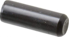 Holo-Krome - 5/16" Diam x 7/8" Pin Length Grade 8 Alloy Steel Standard Dowel Pin - Black Luster Finish, C 47-58 & C 60 (Surface) Hardness, 1 Beveled & 1 Rounded End - Americas Tooling