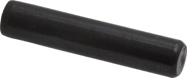 Holo-Krome - 5/16" Diam x 1-1/2" Pin Length Grade 8 Alloy Steel Standard Dowel Pin - Black Luster Finish, C 47-58 & C 60 (Surface) Hardness, 1 Beveled & 1 Rounded End - Americas Tooling