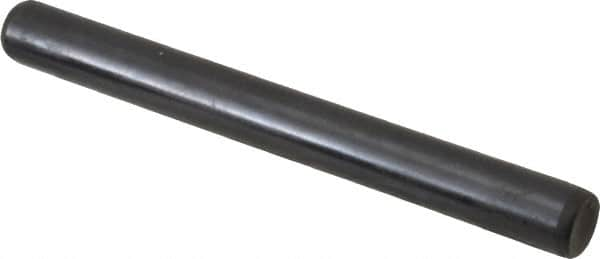 Holo-Krome - 5/16" Diam x 3" Pin Length Grade 8 Alloy Steel Standard Dowel Pin - Black Luster Finish, C 47-58 & C 60 (Surface) Hardness, 1 Beveled & 1 Rounded End - Americas Tooling