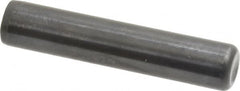 Holo-Krome - 1/2" Diam x 2-1/2" Pin Length Grade 8 Alloy Steel Standard Dowel Pin - Black Luster Finish, C 47-58 & C 60 (Surface) Hardness, 1 Beveled & 1 Rounded End - Americas Tooling