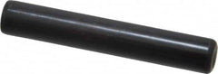 Holo-Krome - 1/2" Diam x 3" Pin Length Grade 8 Alloy Steel Standard Dowel Pin - Black Luster Finish, C 47-58 & C 60 (Surface) Hardness, 1 Beveled & 1 Rounded End - Americas Tooling