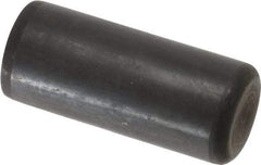 Holo-Krome - 7/8" Diam x 2" Pin Length Grade 8 Alloy Steel Standard Dowel Pin - Black Luster Finish, C 47-58 & C 60 (Surface) Hardness, 1 Beveled & 1 Rounded End - Americas Tooling