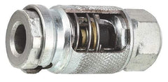 Lincoln - 250 Operating psi, 2-1/2" Long, 1/4 Thread, Grease Gun Air Coupler - NPT (F) Thread - Americas Tooling