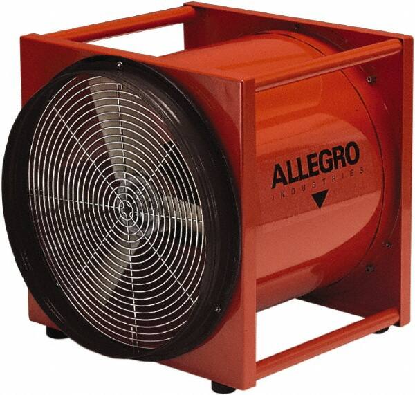 Allegro - 16" Inlet, Electric AC Axial Blower - 0.5 hp, 2,900 CFM (Free Air), Explosion Proof, 230 Max Voltage Rating - Americas Tooling