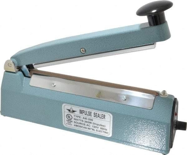 Value Collection - 8" Max Seal, 4 mil Thick, Table Top Thermal Impulse Sealer - 260 Watts - Americas Tooling