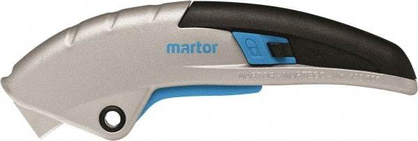 Martor USA - Retractable Utility Knife - Black & Blue Handle - Americas Tooling