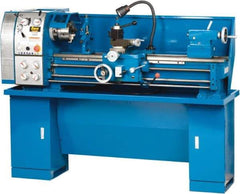 Enco - 13" Swing, 40" Between Centers, 110/220 Volt, Single Phase Bench Lathe - 5MT Taper, 1-1/2 hp, 65 to 1,810 RPM, 1-1/2" Bore Diam, 750mm Deep x 580mm High x 1,676mm Long - Americas Tooling