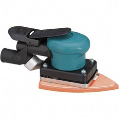 Dynabrade - 10,000 OPM, 13 CFM Air Consumption, Palm Air Orbital Sander - Rectangular Pad, 1/4 NPT Inlet - Americas Tooling