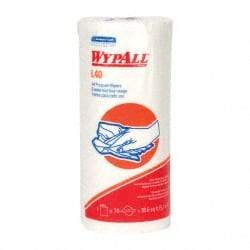 WypAll - L40 Dry General Purpose Wipes - Small Roll, 11" x 11" Sheet Size, White - Americas Tooling