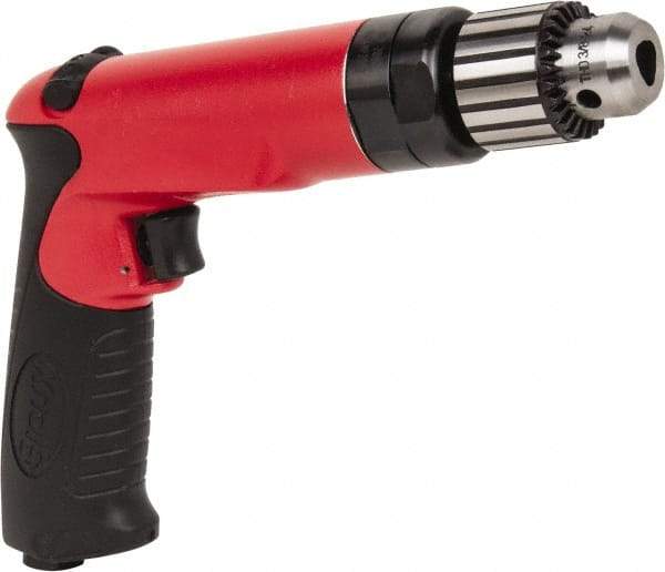 Sioux Tools - 3/8" Reversible Keyed Chuck - Pistol Grip Handle, 2,000 RPM, 14.16 LPS, 30 CFM, 1 hp - Americas Tooling