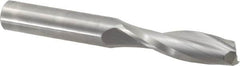 Onsrud - 5/8" Cutting Diam x 2-1/4" Length of Cut, 2 Flute, Upcut Spiral Router Bit - Uncoated, Right Hand Cut, Solid Carbide, 5" OAL x 5/8" Shank Diam, Double Edge, 22° Helix Angle - Americas Tooling