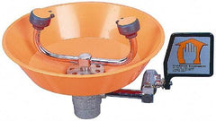 PRO-SAFE - Wall Mount, Plastic Bowl, Eyewash Station - 1/2" Inlet - Americas Tooling