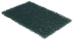 3M - 9" Long x 6" Wide x 1/4" Thick Scouring Pad - Heavy-Duty, Green - Americas Tooling