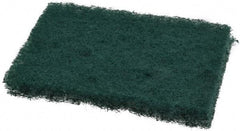 3M - 4-1/2" Long x 3" Wide x 0.8" Thick Scouring Pad - Medium-Duty, Green - Americas Tooling