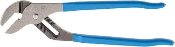 Channellock - 12" OAL, 2-1/4" Max Capacity, 7 Position Tongue & Groove Pliers - Standard Straight Jaws, Standard Head, Plastic Dipped Handles - Americas Tooling