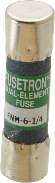 Cooper Bussmann - 250 VAC, 6.25 Amp, Time Delay General Purpose Fuse - Fuse Holder Mount, 1-1/2" OAL, 10 at 125 V kA Rating, 13/32" Diam - Americas Tooling