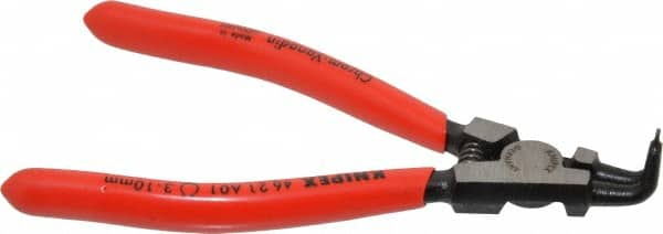 Knipex - External Retaining Ring Pliers - 5" OAL, Bent Nose - Americas Tooling