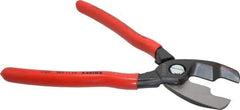 Knipex - 8-1/4" OAL, 10 AWG Capacity, Cable Cutter - Ergo Dual Component Handle - Americas Tooling