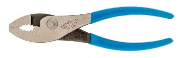 Channellock - 6" OAL, 31/32" Jaw Length, 1-9/32" Jaw Width, Slip Joint Pliers - Regular Nose Head, Standard Tool, Wire Cutting Shear - Americas Tooling