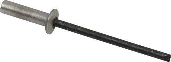 RivetKing - Size 44 Dome Head Aluminum Closed End Sealing Blind Rivet - Steel Mandrel, 0.188" to 1/4" Grip, 1/4" Head Diam, 0.129" to 0.133" Hole Diam, 0.485" Length Under Head, 1/8" Body Diam - Americas Tooling