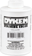 Dykem - 8 Ounce Yellow Staining Color - Brush in Cap Container - Americas Tooling