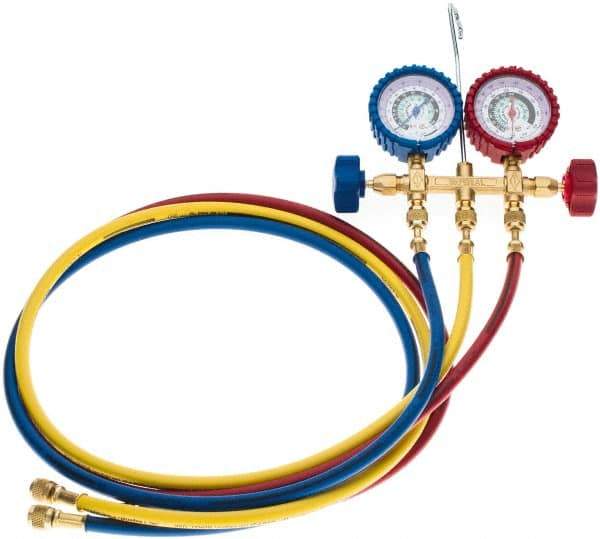 Imperial - 2 Valve Manifold Gauge with 3/5' Hose - Americas Tooling