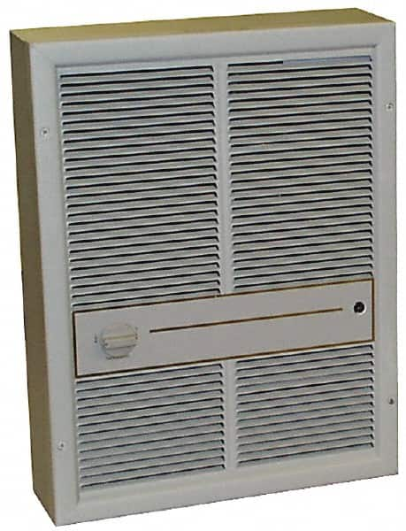 TPI - 240, 208 Volt, 3,000, 2,250 Watt, 175 CFM, 10,239 Max BTU, Wall Heater - 15 Wide x 4 Deep x 19-7/8 High - Americas Tooling